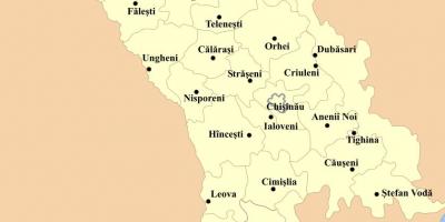 Mapa кагул Mołdawia